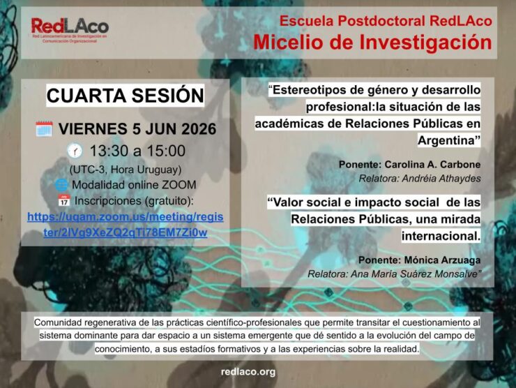 Micelio de Investigación - Sesión Nº 4 - Viernes 5 de junio 2026